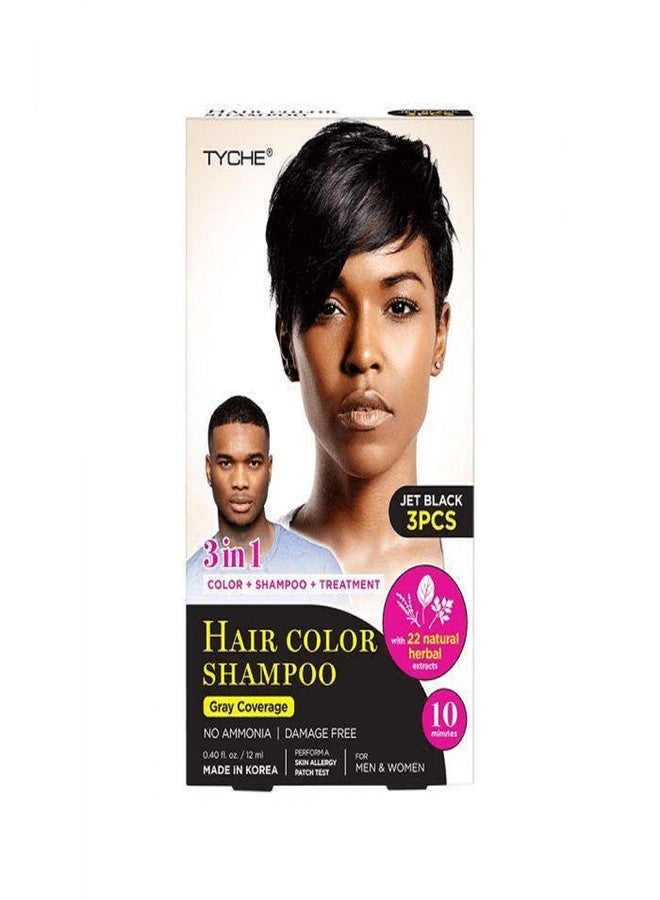TYCHE Hair Color Shampoo (JET BLACK) - Image 1